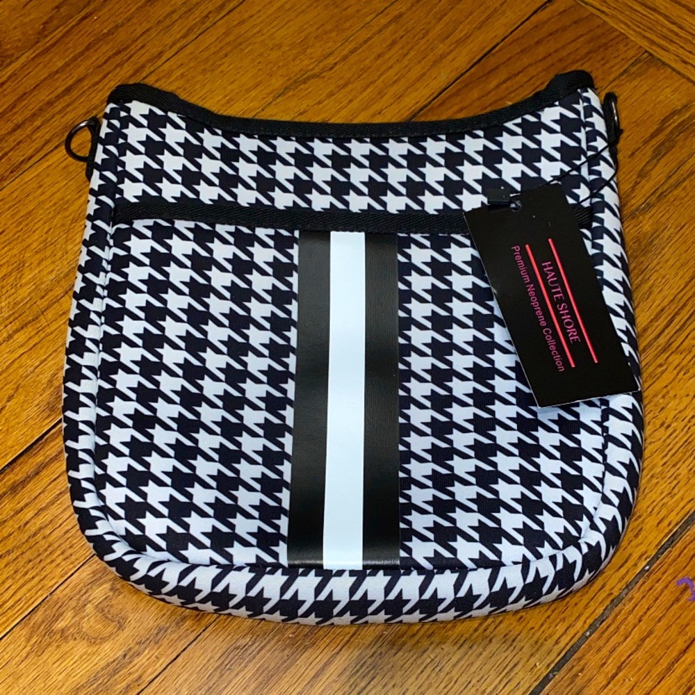 NWT Haute Shore Jeri Royal Crossbody Bag - Black / White *Strap not included*